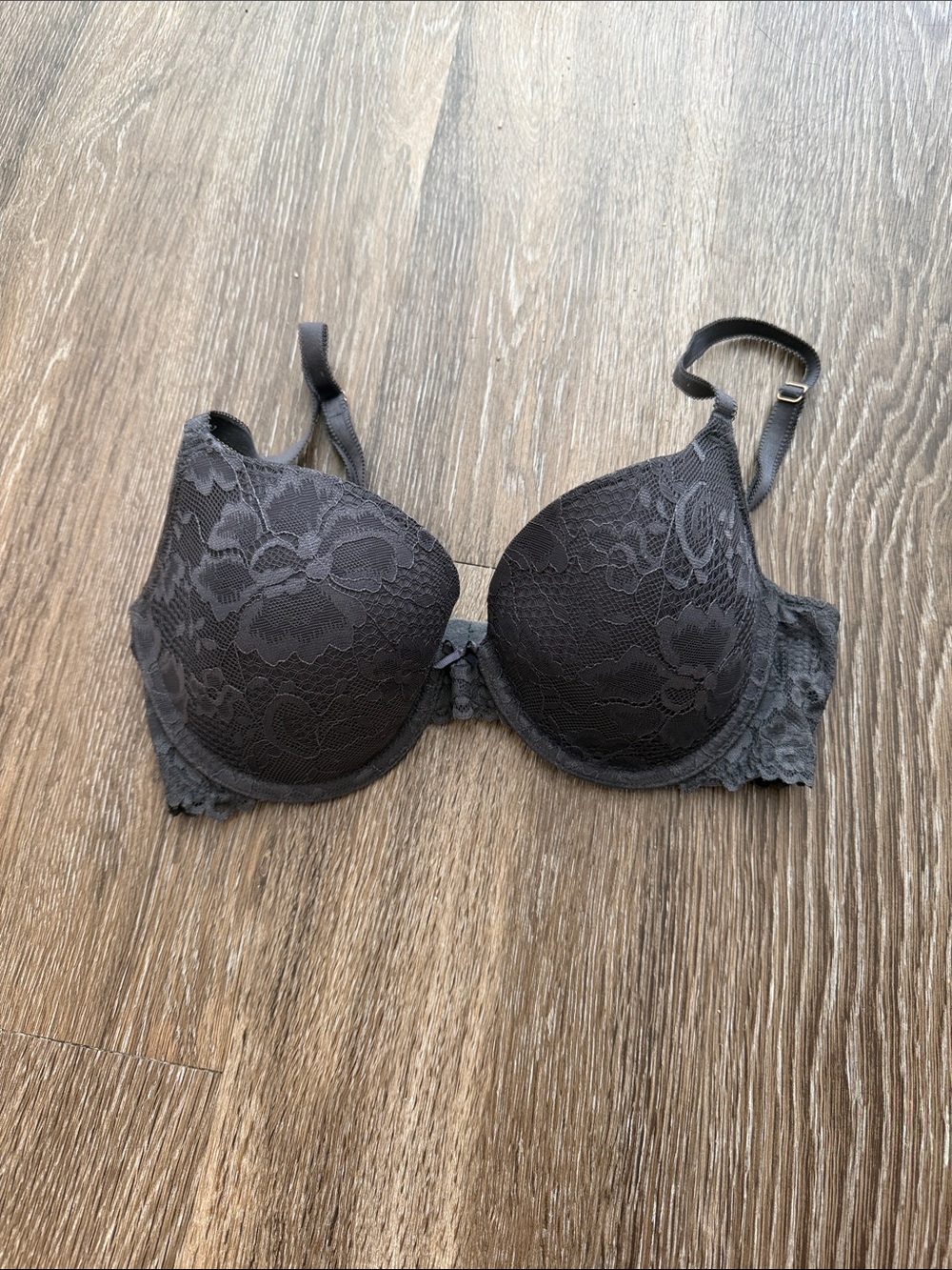 Savage X Fenty Lace Bra - Charcoal